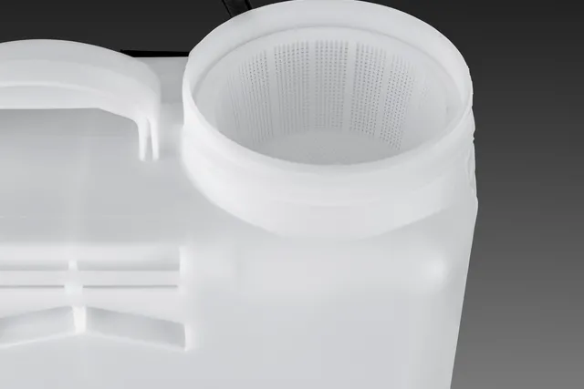 Nivel de agua visible